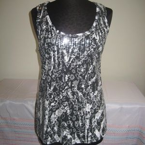Sequin tank top